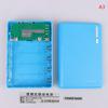 4*18650 Battery Holder 5V Dual Usb Power Bank Battery Box Solderless Mobile Power Kit Diy Shell Case Charging Storage Case
