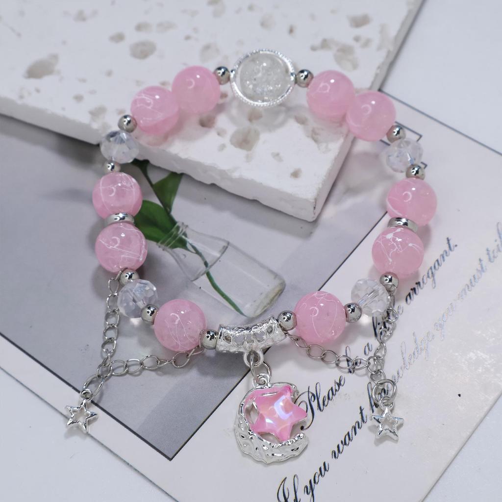 Mori Style Mermaid Crystal Bracelet – Versatile Niche Design for Women, Ideal for Students and Best Friends