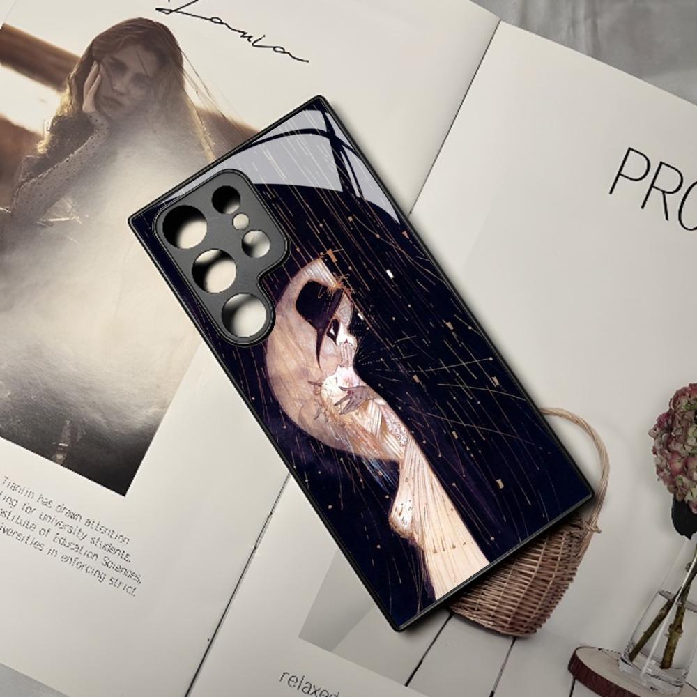 Amano corpus animae Handyhülle Für Samsung Galaxy S26 S25 S24 S23 S22 S20 S21 Edge Ultra Plus Fe Farbige Silberne Hülle