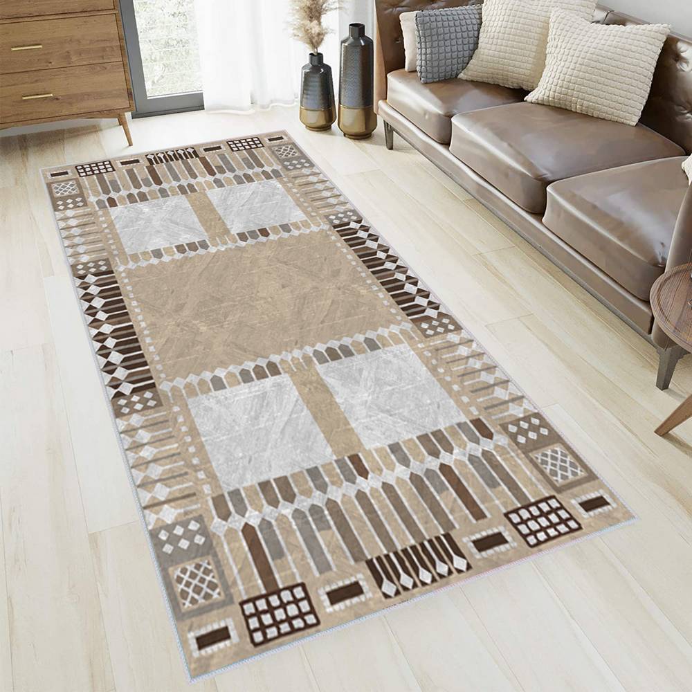 

Eliana Home Washable Printed Carpet LNA1382-HT940 50x80 коричневый