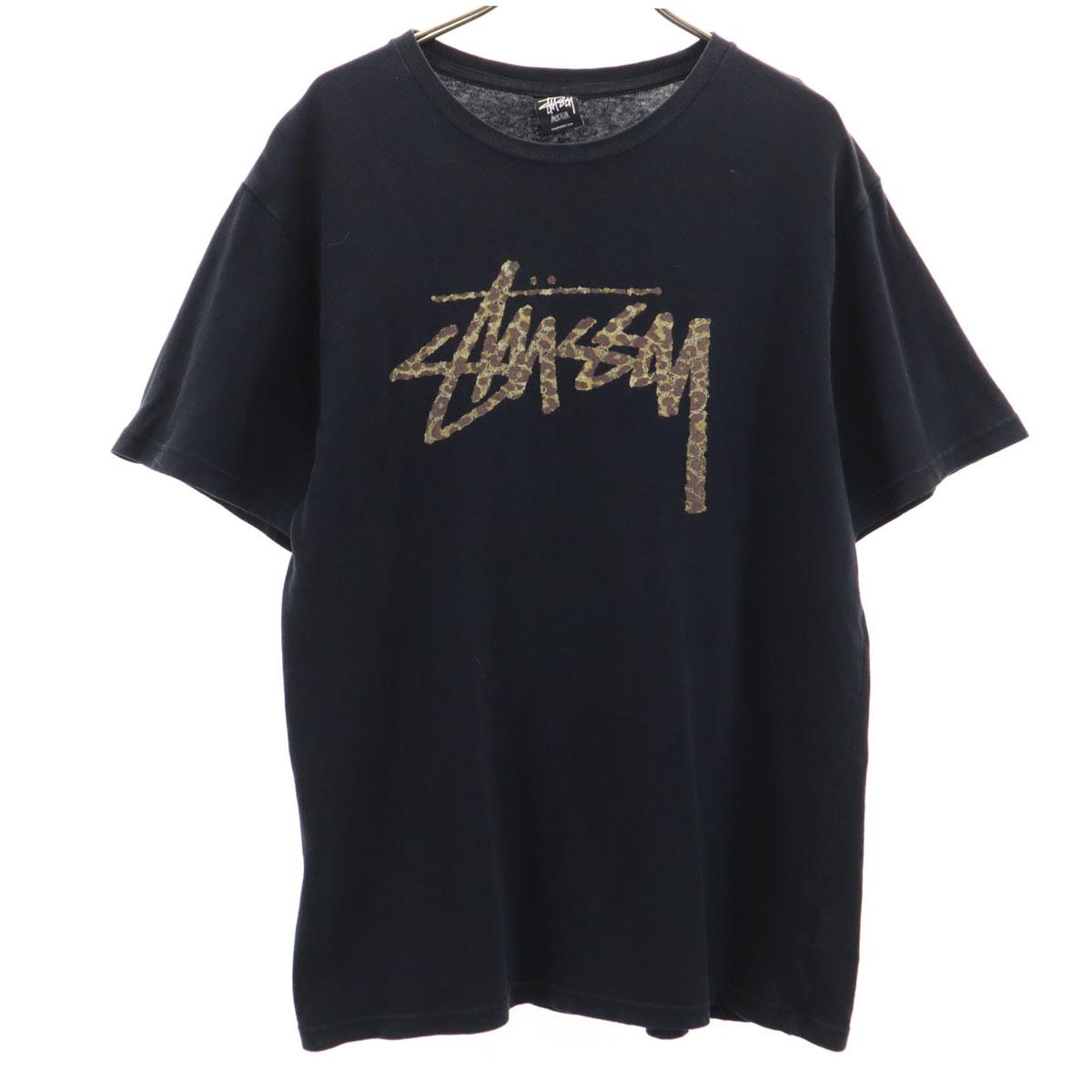 

STUSSY Футболка с коротким рукавом M черный Мужская Б/У
