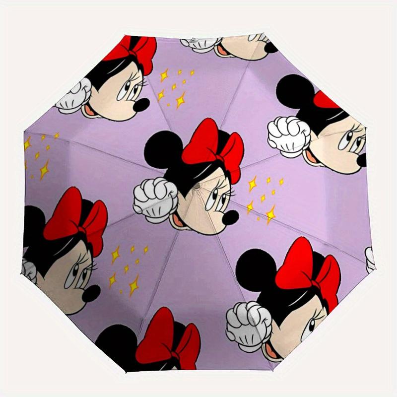 

1pc Minnie Mouse Automatic Open/close, All-Season Portable Folding Umbrella for Women & Men, Durable Frame yy250805039
