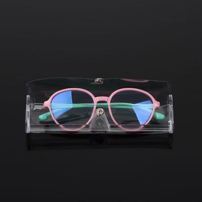 Fashion Transparent Waterproof Eyeglasses Case Glasses Box Glasses Holder Plastic