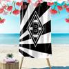 Borussia Print Beach Towel, Large Soft Quick Dry Towel for Beach Camping Swimming