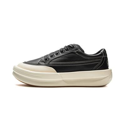 Li Ning Kunstleder, Rindsleder Dämpfung, Abriebfeste Niedrige Freizeitschuhe Unisex AZGV081-2