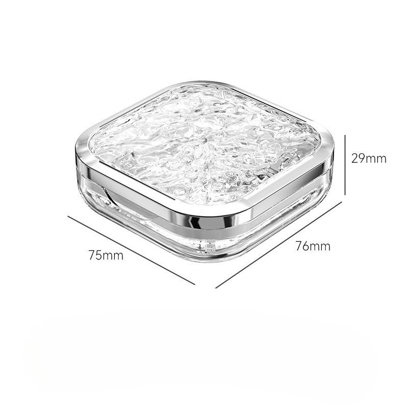 Water Ripple Medicine Box, Portable Medicine Packaging Box, Mini Plastic Storage Box for Travel, Medicine Box