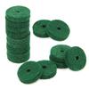 180PCS Green Pure Wool Piano Keyboard Felt Pad Round Musical Instrument Accessory