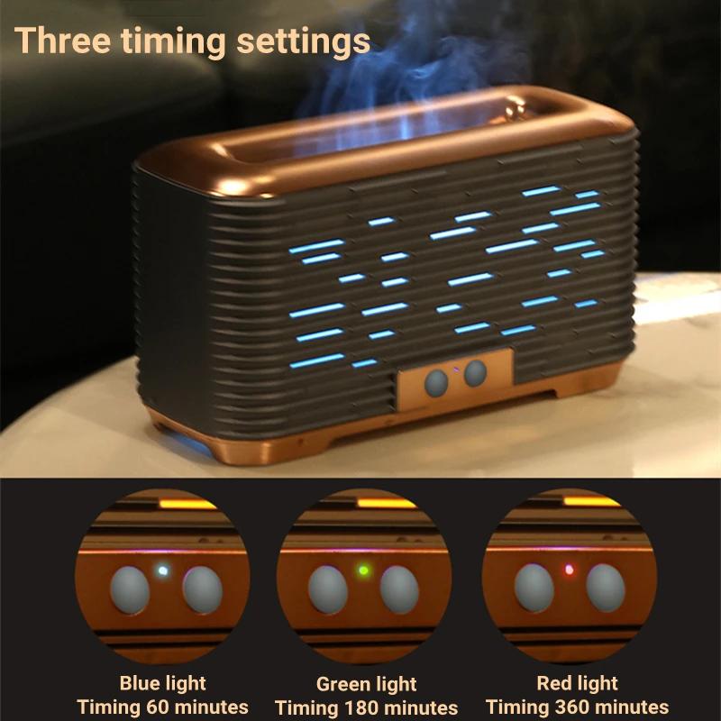 Cute 2025 2025 For  Diffuser Air Humidifier USB Ultrasonic Cool Mist Maker Fogger Led Essential Oil Flame Lamp Difusor
