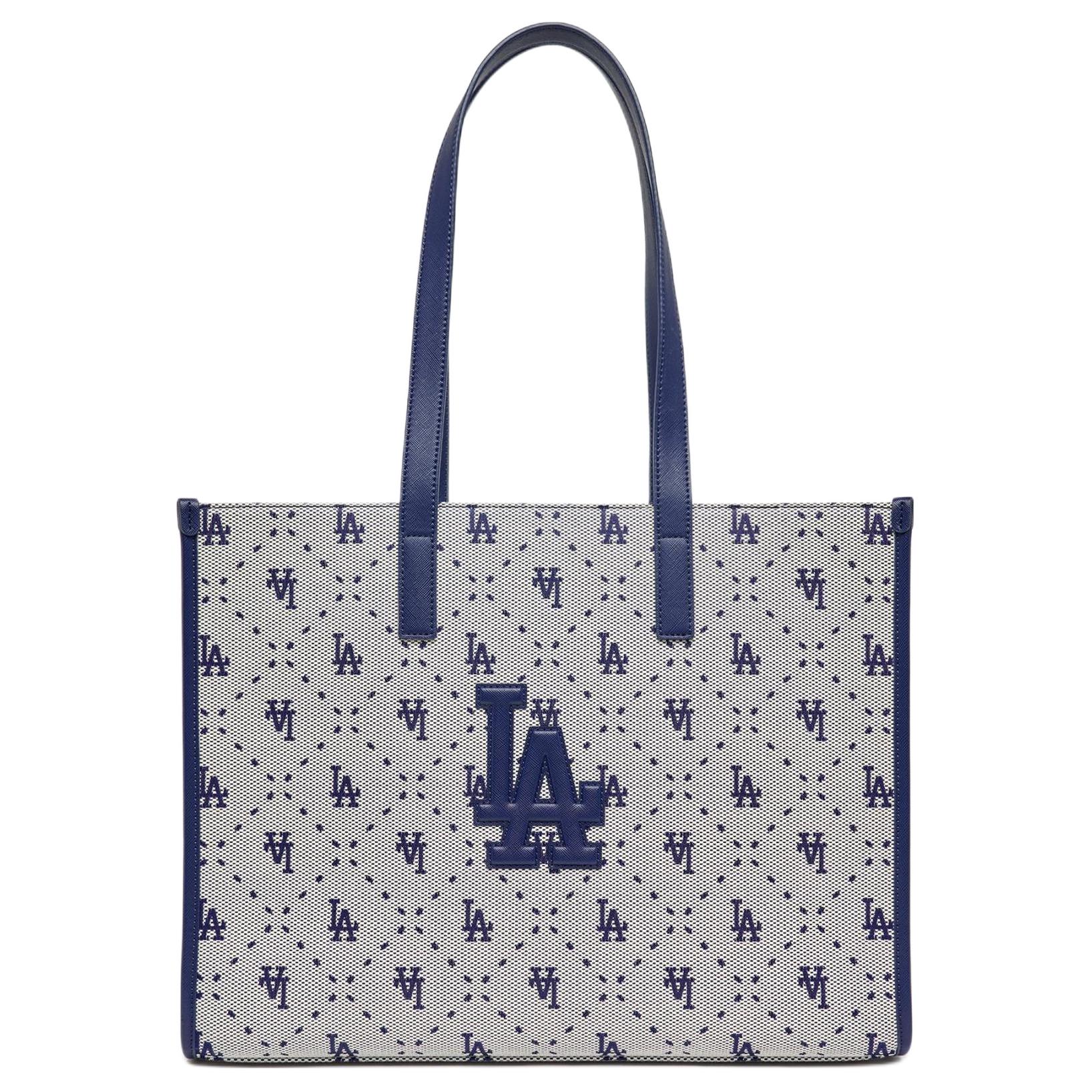 

New MLB Los Angeles Dodgers SS23 Polyester Tote Bag, Shopping Bag, Handbag, Shoulder Bag Tubas Women s Blue 3AORL013N-07NYL 39.1*13.0*30.0CM