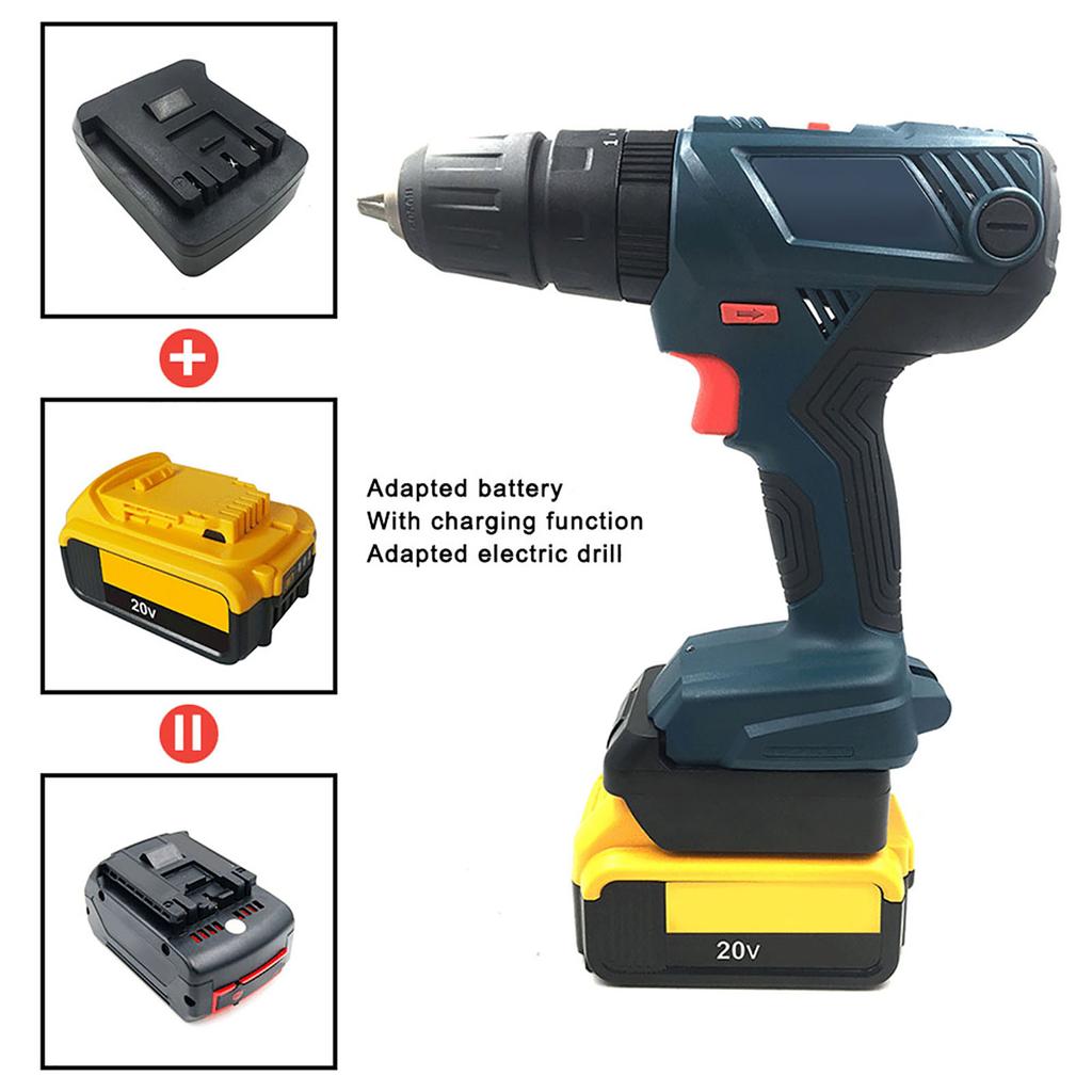 Power Tool Adapter for 20V LiIon Battery Convert for Bosch 18V with Charging