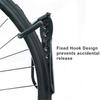 1Pcs Bike Stand Wall Mount Bicycle Holder Mountain Bike Rack Stands Storage Hanger Hook Mounted Rack Stand Steel Black