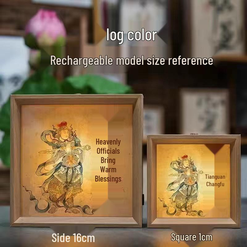 Retro Calligraphy Photo Frame Night Light - Handmade DIY Creative Tabletop Decor & Custom Gift