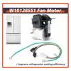 115V Refrigerator Evaporator Fan Motor for W10128551 and 8170894 Cooling Fan Motor Replacement Refrigerator Parts
