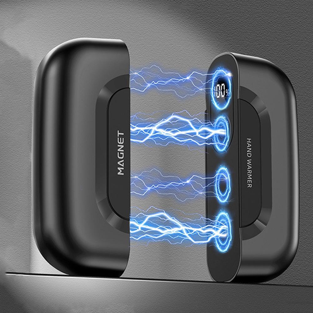 Plastic Magnetic Hand Warmer USB Charging Fast Heating Electric Warmer Safe Heating 3 Speed Adjustable Portable Hand Warmer