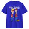 Beavis und ButtHead bei der Arbeit T-Shirt Sommer Beliebte T-Shirts Herren Baumwolle Rundhals Große Größen Kleidung Kurzarm Street Style Oberteile