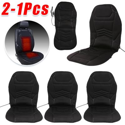 Heated Car Seat Cushion Universal Winter Seat Cushion 12V Seat Heating Pad Cushion for Full Back and Seat for Winter/Cold Days