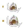 Breathable Hamster Cool Nest Wear Resistant with Cooling Mat Pet Cave Nest Cozy Non-Slip Hamster Hiding House for Small Pet