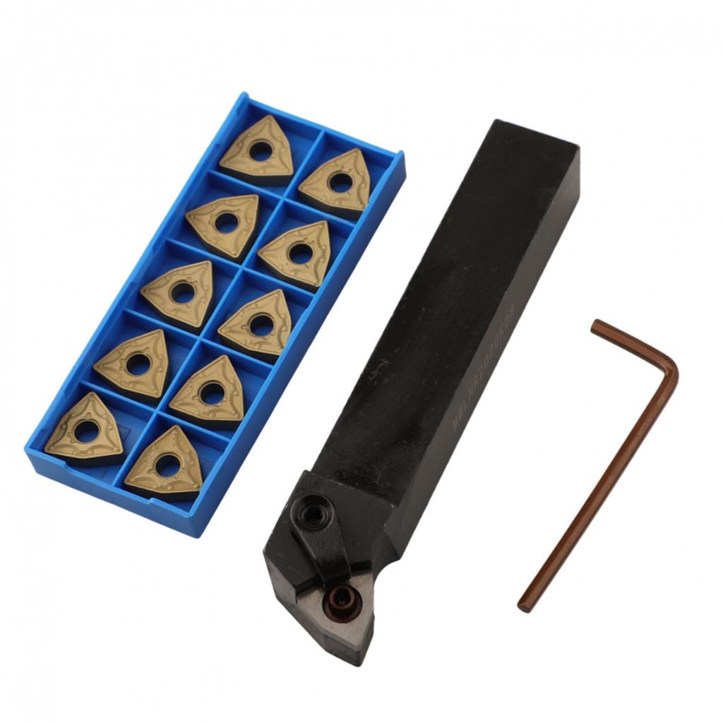 Carbide Inserts Set Lathe Turning Tool Holder MWLNR2020K08 Holder