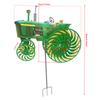 Tractor Windmill for Yard with Rotating Wheels Garden Windmill Yard Ground Stake Windmill Yard Art for Garden Patio Lawn Decor
