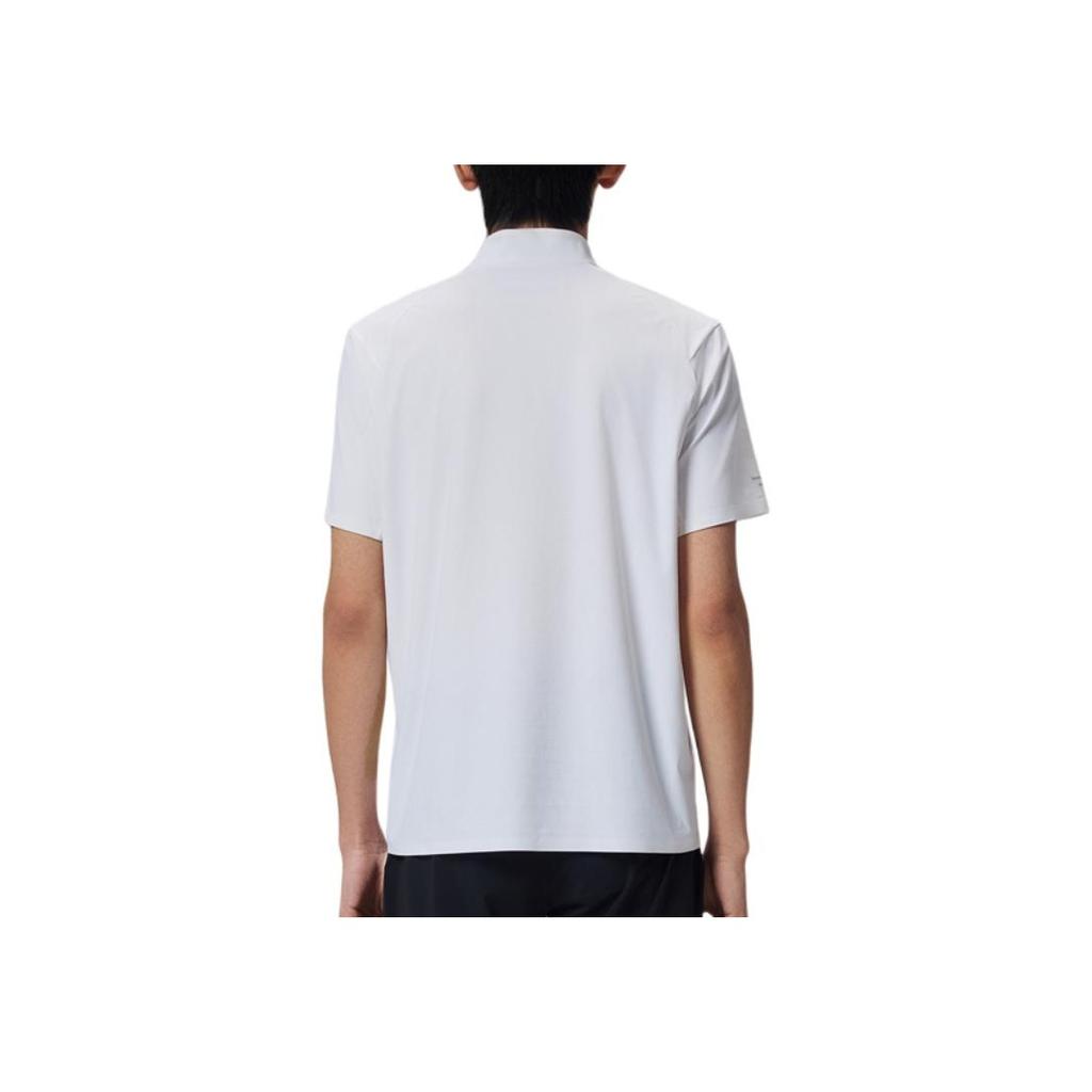 Saucony Soft Comfortable Skin-Friendly Short Sleeve T-Shirt Men Tops Pearl-White SA2259ST05T-WT002