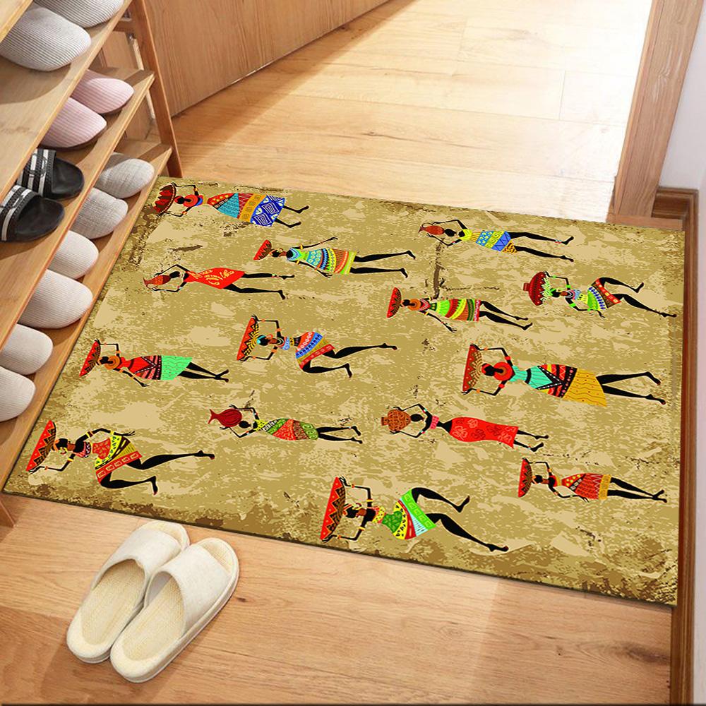 African Style Area Rug Perfect for Entryway Study room Game Room Hallway Anti-slip Rug Office home decor Perfect Gift for Valentine's Wedding Birthday
