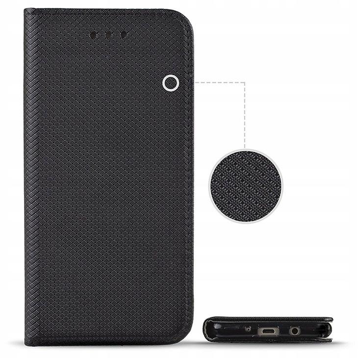 Case for SAMSUNG GALAXY J7 2017 CLOSED SMART MAGNET CASE BLACK + GLASS