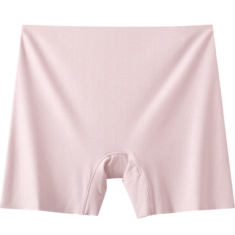 Women's Spring and Summer New Two in One Silk Crotch Anti Glare Safety Underwear