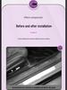 Xiaomi YU7 Carbon Fiber Welcome Pedal and Tailgate Protector - No-Adhesive, Anti-Scratch Door Sill Modification