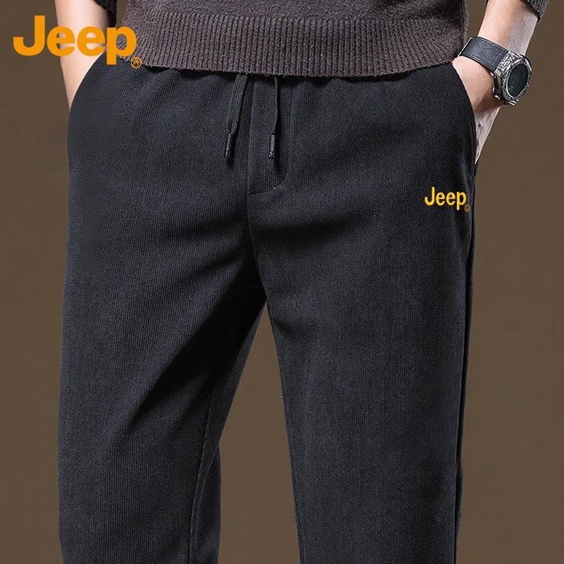 

Jeep Мужские плотные вельветовые брюки прямого кроя в стиле business casual 3XL
