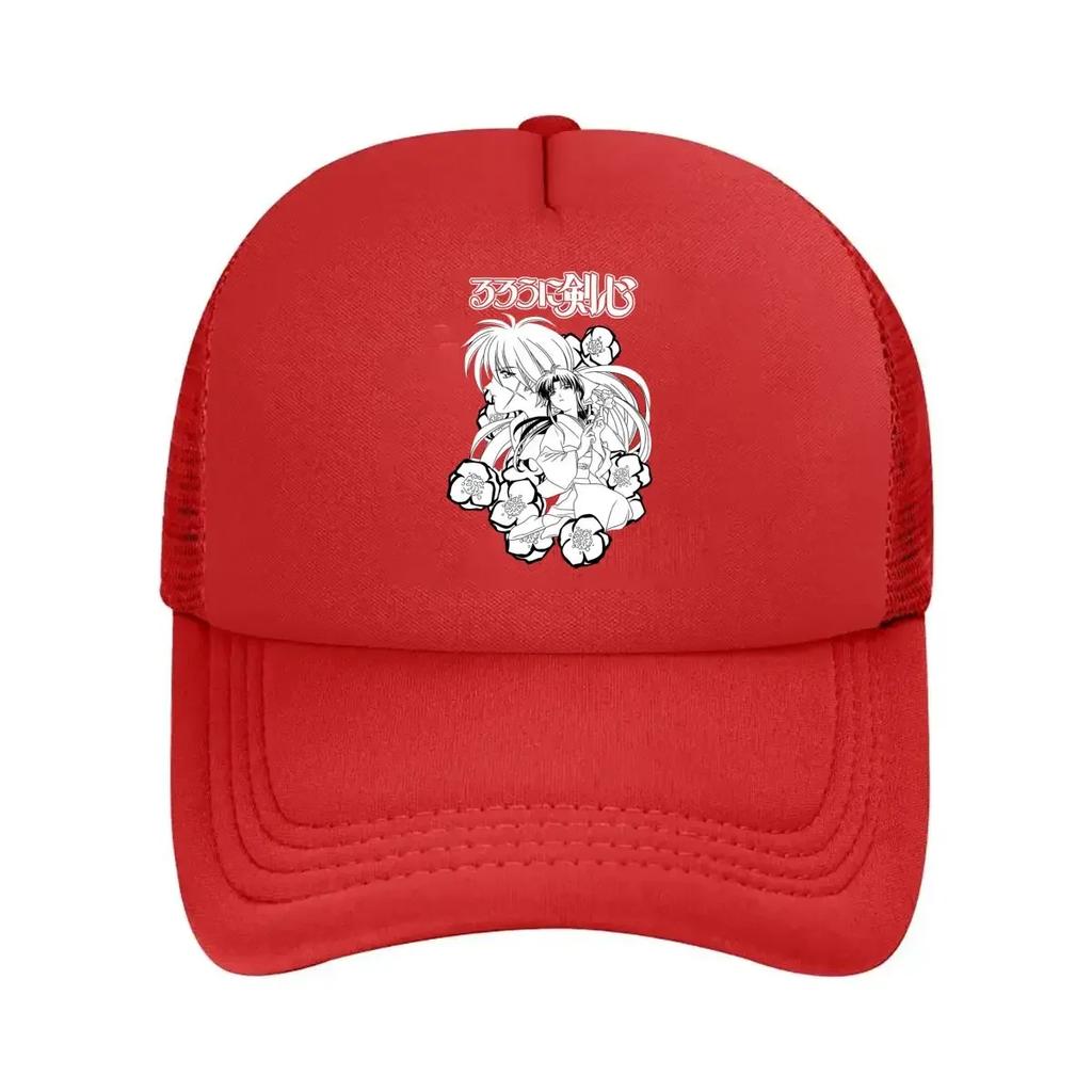Anime Flowers Artistic - Inspired, Manga Character Design Mesh Baseball Cap