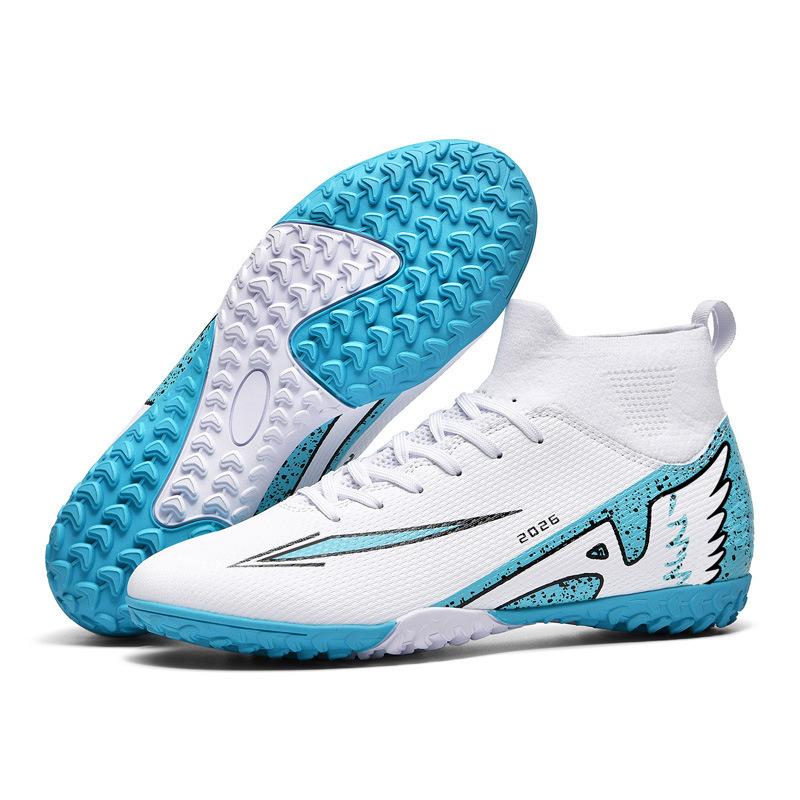 New High-top AG Long Nails TF Broken Nails Football Shoes Natural Children's Student Training Shoes Game Ball