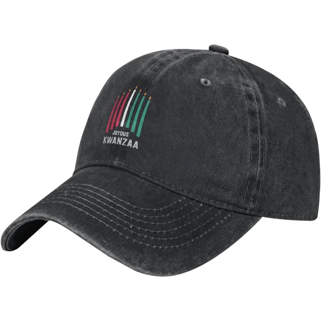 Kwanzaa Celebration Washed Baseball Cap Unisex Cotton Dad Hat Adjustable Outdoor Sun Hat