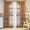 Screen Curtains Living Room Partition Yarn Luxury Curtain Balcony Bedroom Embroidered Sunshade Screen Curtain Rod Chinese Style