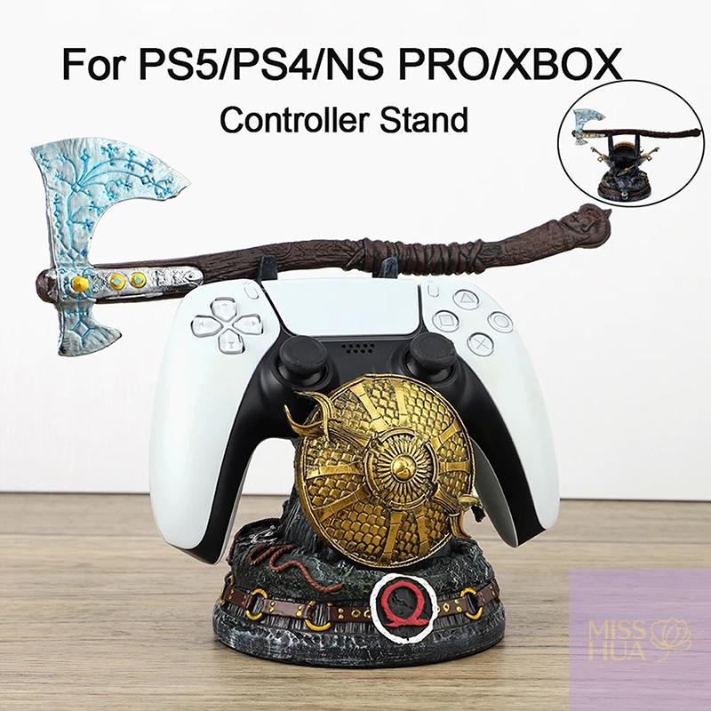 Creative Display Stands PS5 Controller Stand Unique Gamepad Holder Desktop Decoration Game Accessory Home Ornament