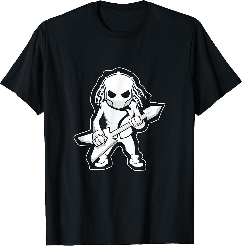 Alien Playing Guitar Musician Guitarist Funny Gift TShirt Unisex T-Shirt M