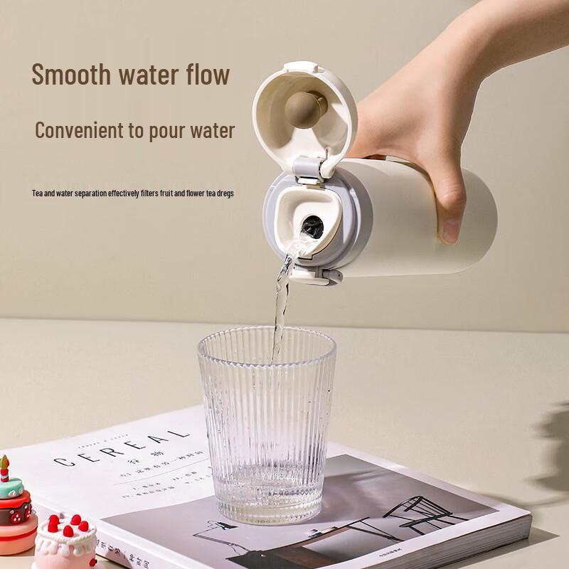 Ha Yuxiang 316L Stainless Steel Pop-Up Lid Thermos Bottle