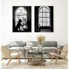 Black White Vintage Poster Abstract Line Nordic Posters And Prints Wall Art Canvas Painting Wall Pictures For Living Room Decor