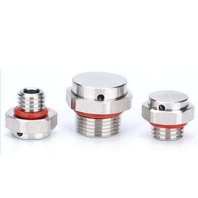 New 304 Stainless Steel Air Vent Valve Waterproof Screw In Breather Vent Valve M5 M6 M8 M10 M12 Automatic Venting