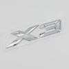 New 3D ABS Chrome Black Matte X3 Logo Nameplate Sticker Rear Trunk Emblem Badge Decals For BMW F25 E83 G01 M40i Car Accessories uo2