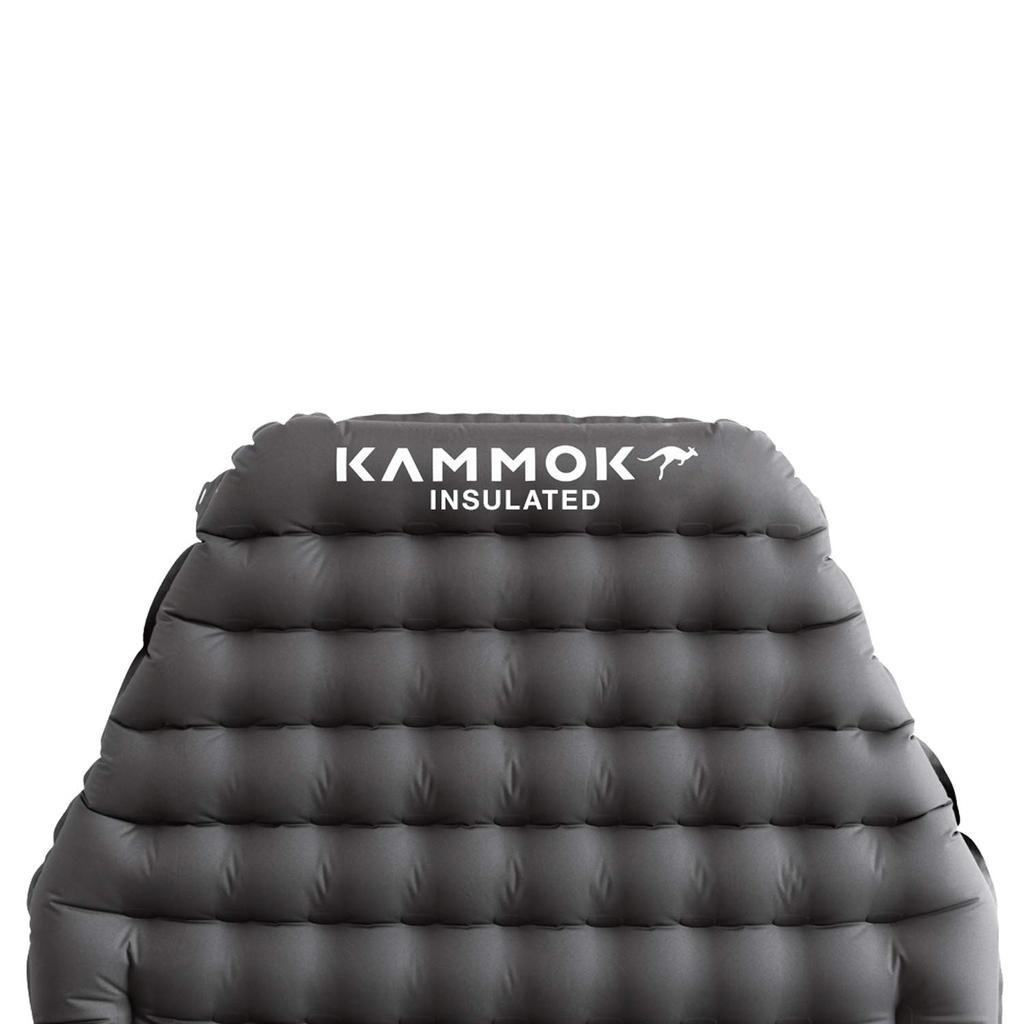 KAMMOK Insulated Pongo Granite Grey Air Comfortable KM5799GG Japanese Mattress, Insulation, Sleep, Camping, Outdoor, (Genuine Product)