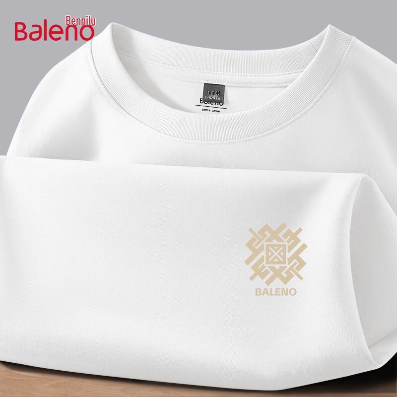 Baleno Men s 2026 American Casual Heavyweight Cotton Long Sleeve T-Shirt 3XL