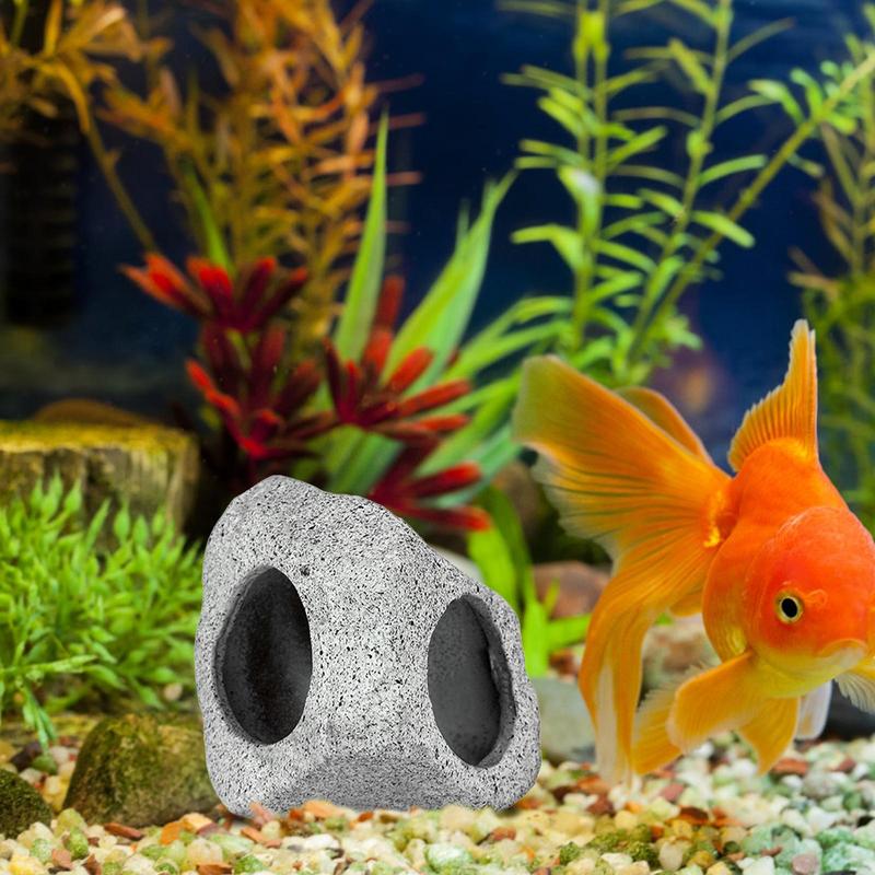 Cave For Aquarium Fish Tank Rock Decor Aquarium Shrimp Resting House For Decoration Hermit Crab Breeding Nest