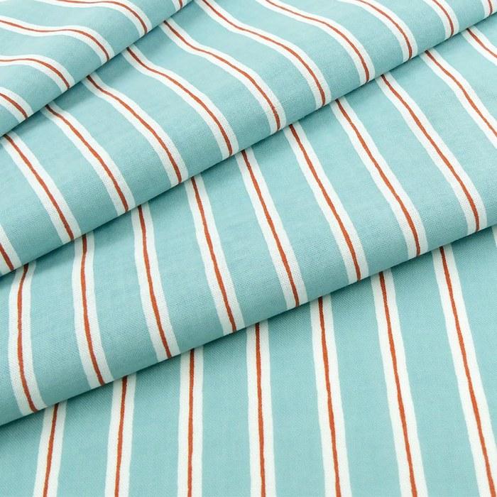 Hamawen Tenugui Modern Stripe Blue Approximately 34cm x 90cm