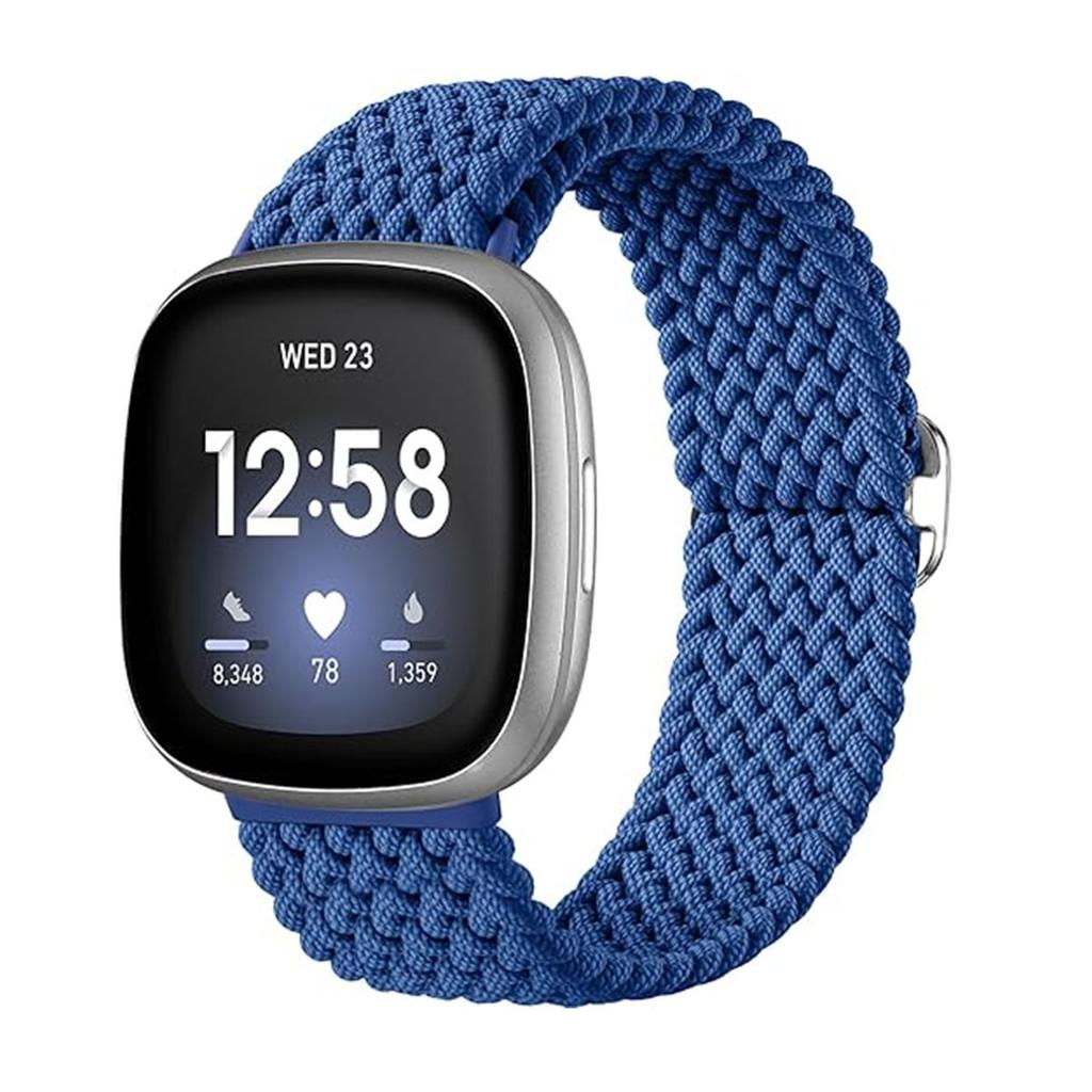 Weiches atmungsaktives verstellbares Schnellverschluss-Armband für Fitbit Versa4 3 Sense2 Versa2 Lite Sportband Herren Damen