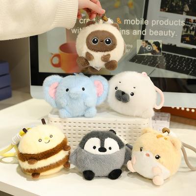 Cute Stinky Fart Bug Cute Pet Unzipping Ball Pinch Ball Doll Table Companion Doll Small Ornaments Plush Toy Companion Doll