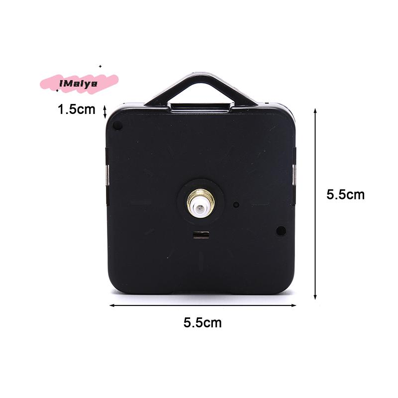 M-Quartz Clock Movement Mechanism Hands Wall Repair Tool Parts Silent Kit Set DIY White Pointer 1 Set Silent Wall Clock