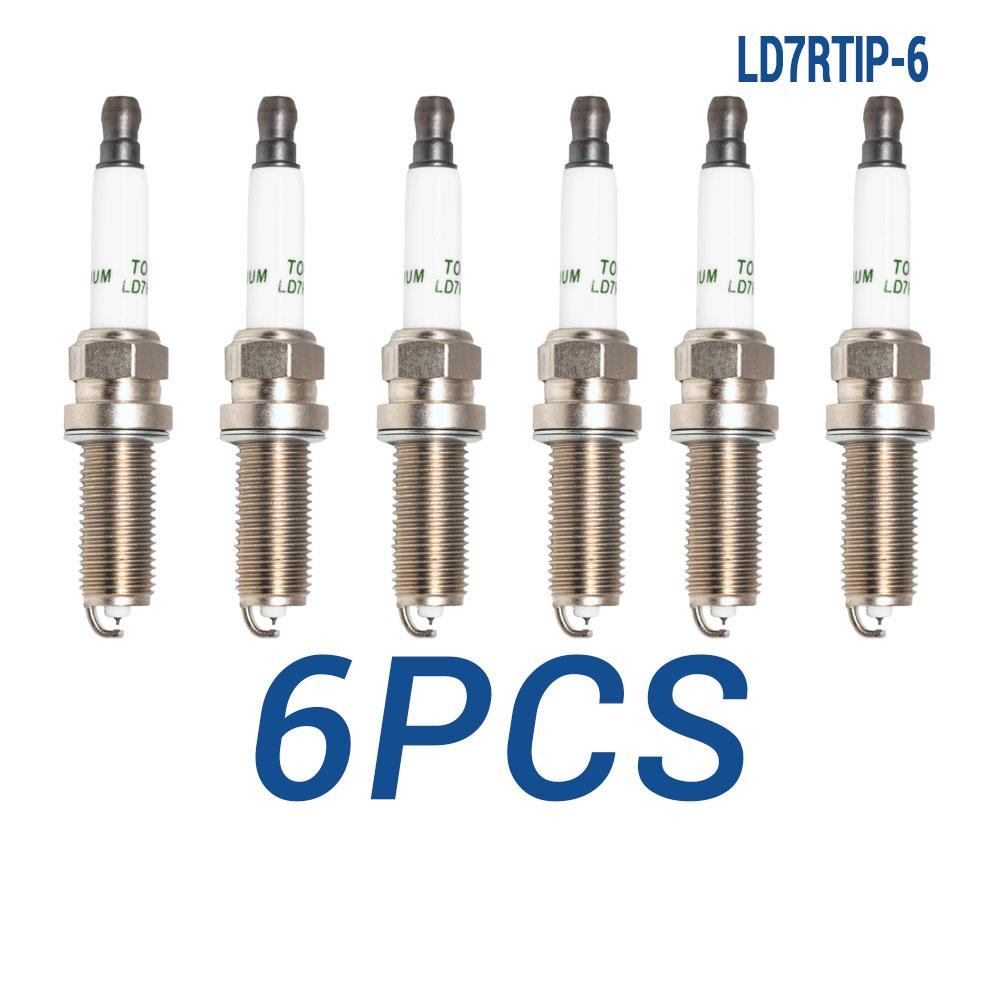 2-8PCS Iridium Platinum Candles Replace for ILKAR7D6G(93607) FIAT 55217232 BERU Z374 Spark Plug TORCH LD7RTIP-6 Auto Parts