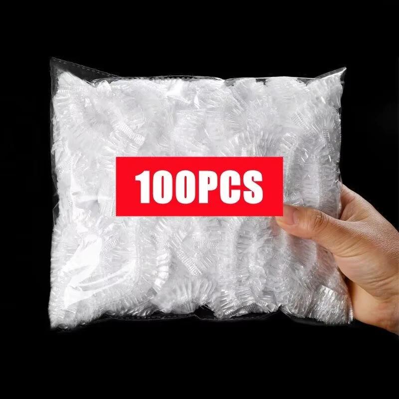 

Disposable Food Covers, Food Grade Plastic Elastic Food Lids, Reusable Fresh Keeping Wrap Bags for Refrigerator, Fruit & Vegetab 90*70cm&100Pcs