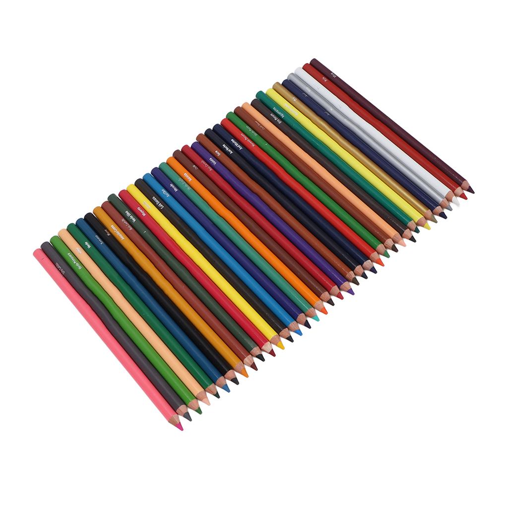 36pcs Coloring Pencils 36 Colors Poplar Material Boxed 4mm0.2in Thick Refill Pre Sharpened Nib