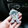 Cute Cartoon Astronaut Perfume Piece Car Rearview Mirror Hanging Car Fragrance Piece Auto Interior Decoration Accessories 2Pcs